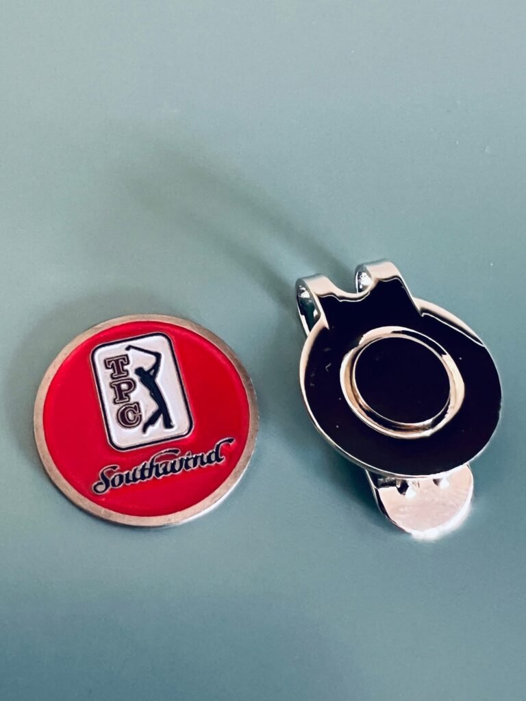 TPC Southwind golf course golfball marker and hatclip TPC Southwind golf course golfball marker and hatclip