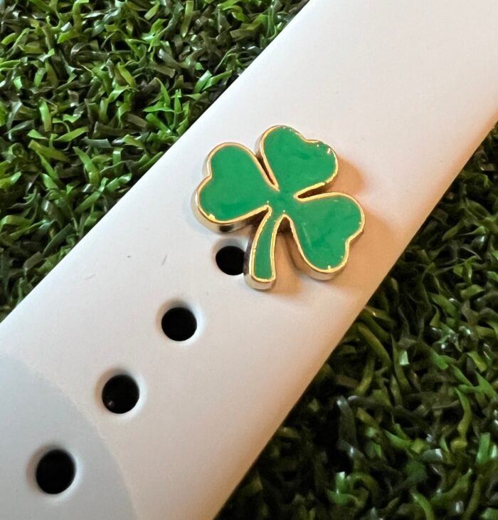 Shamrock Watchband charm solid metal Lucky Apple watch Magicband