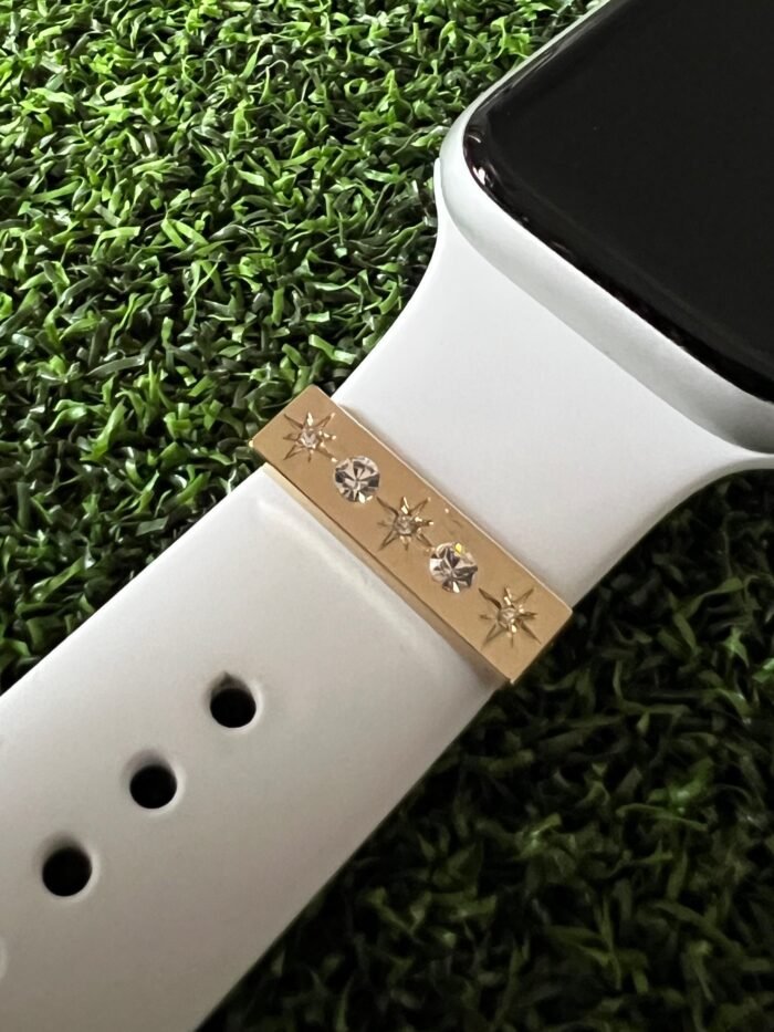 Watchband charm slide solid metal Apple watch Magicband compatible