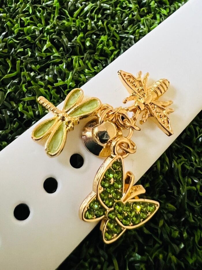 Watch Band Charms dragonfly butterfly bee for Apple Watch or Magic Band